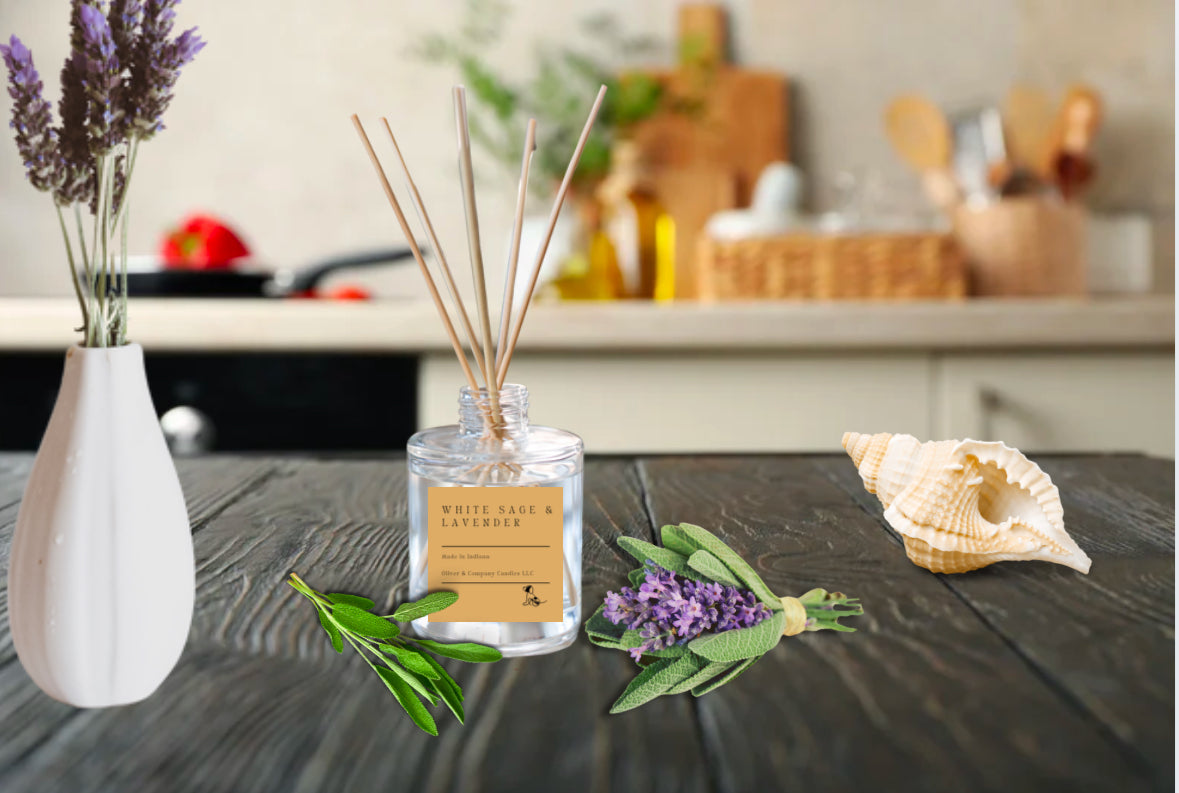 White sage & Lavender reed diffuser