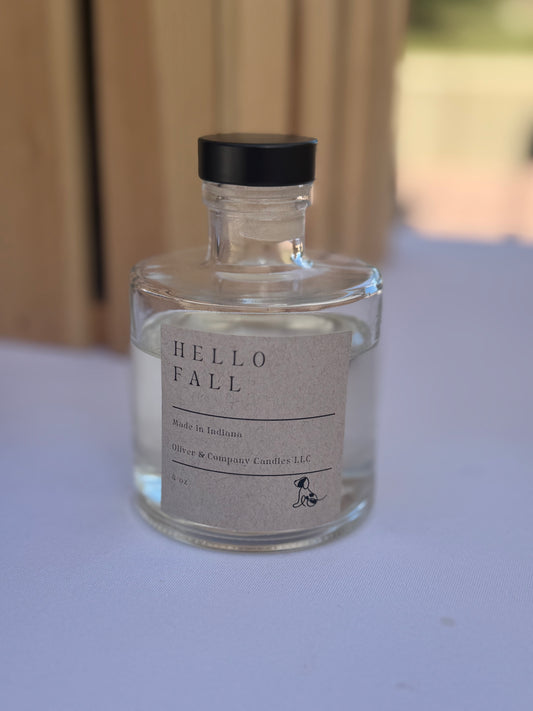 Hello fall reed diffuser