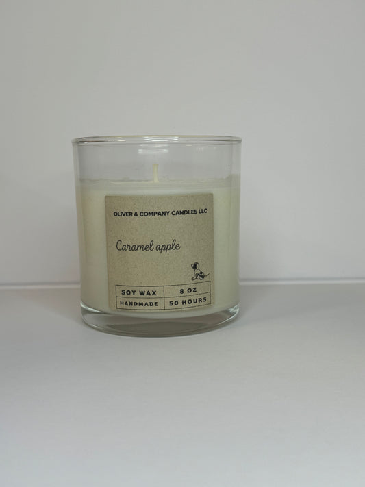 Caramel apple candle